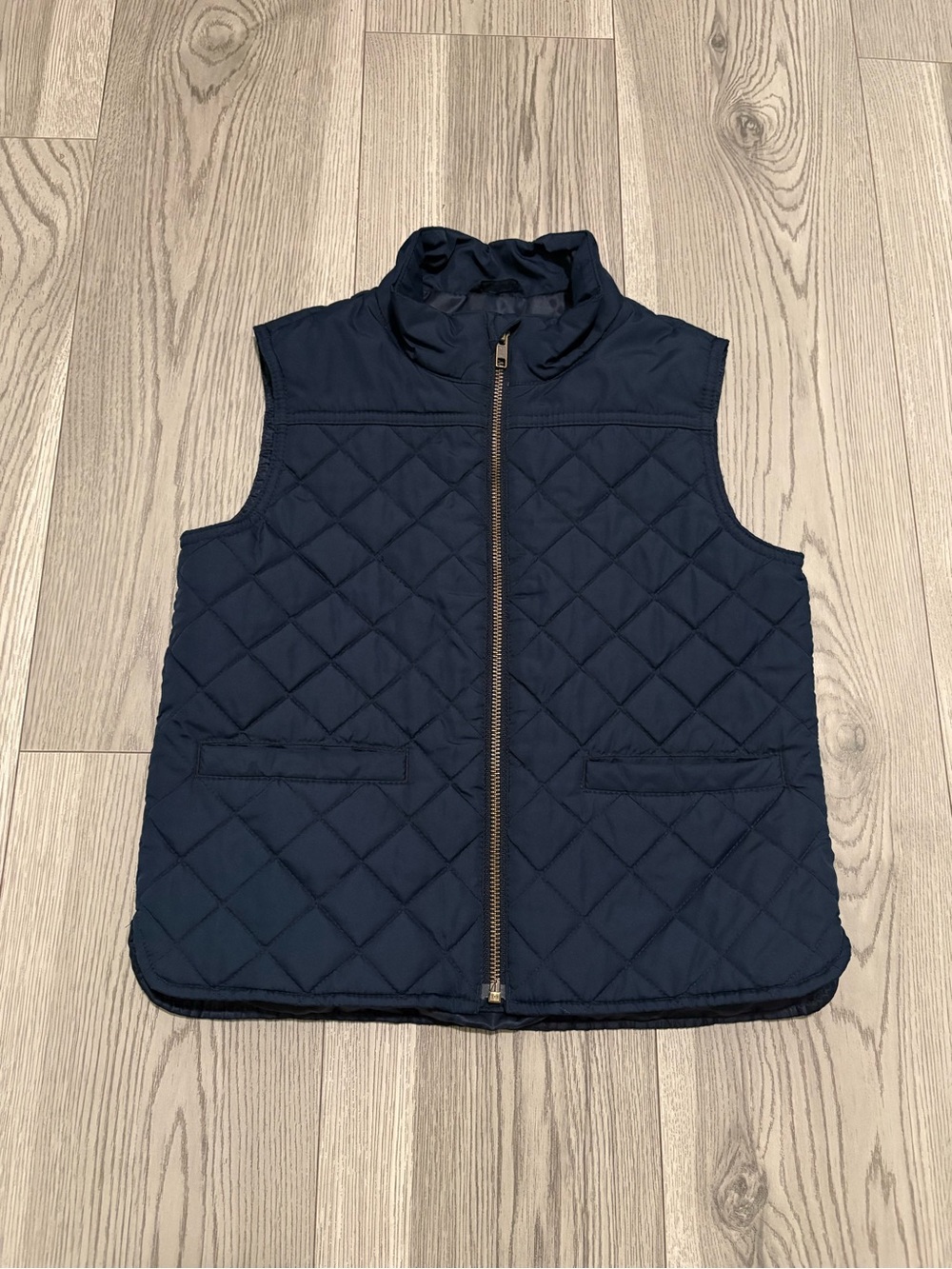 Crewcuts Kids Quilted Navy Vest Size 6/7 - Picture 1 of 7